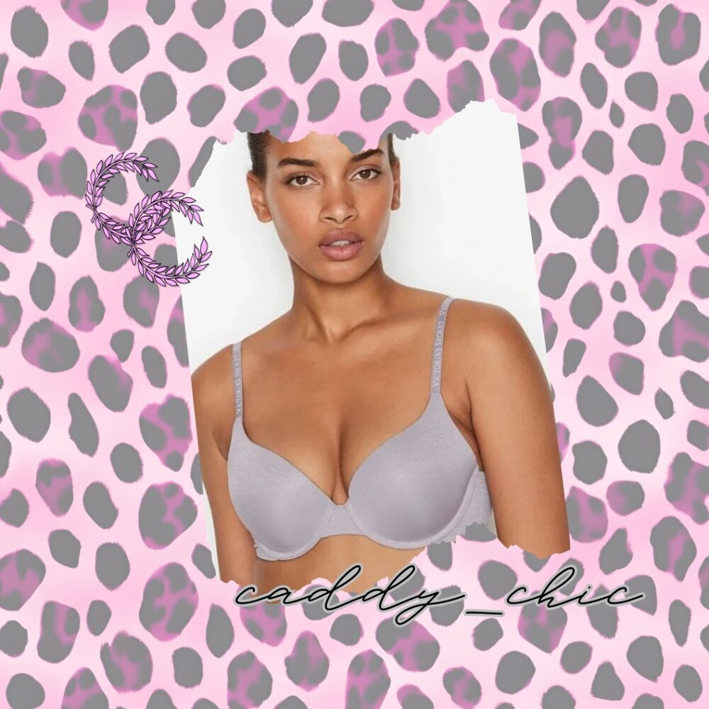 EUC Victoria’s Secret T-Shirt Push Up Full Coverage Bra - 34DDD